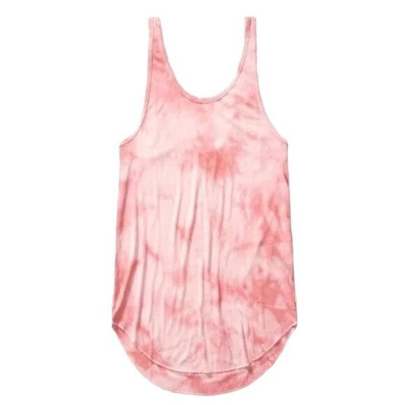 PINK Victoria's Secret Pink Tie Dye Ribbed Racerback Tank Top - Picture 2 of 8